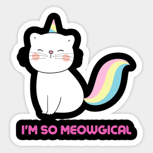 So Meowgical Sticker